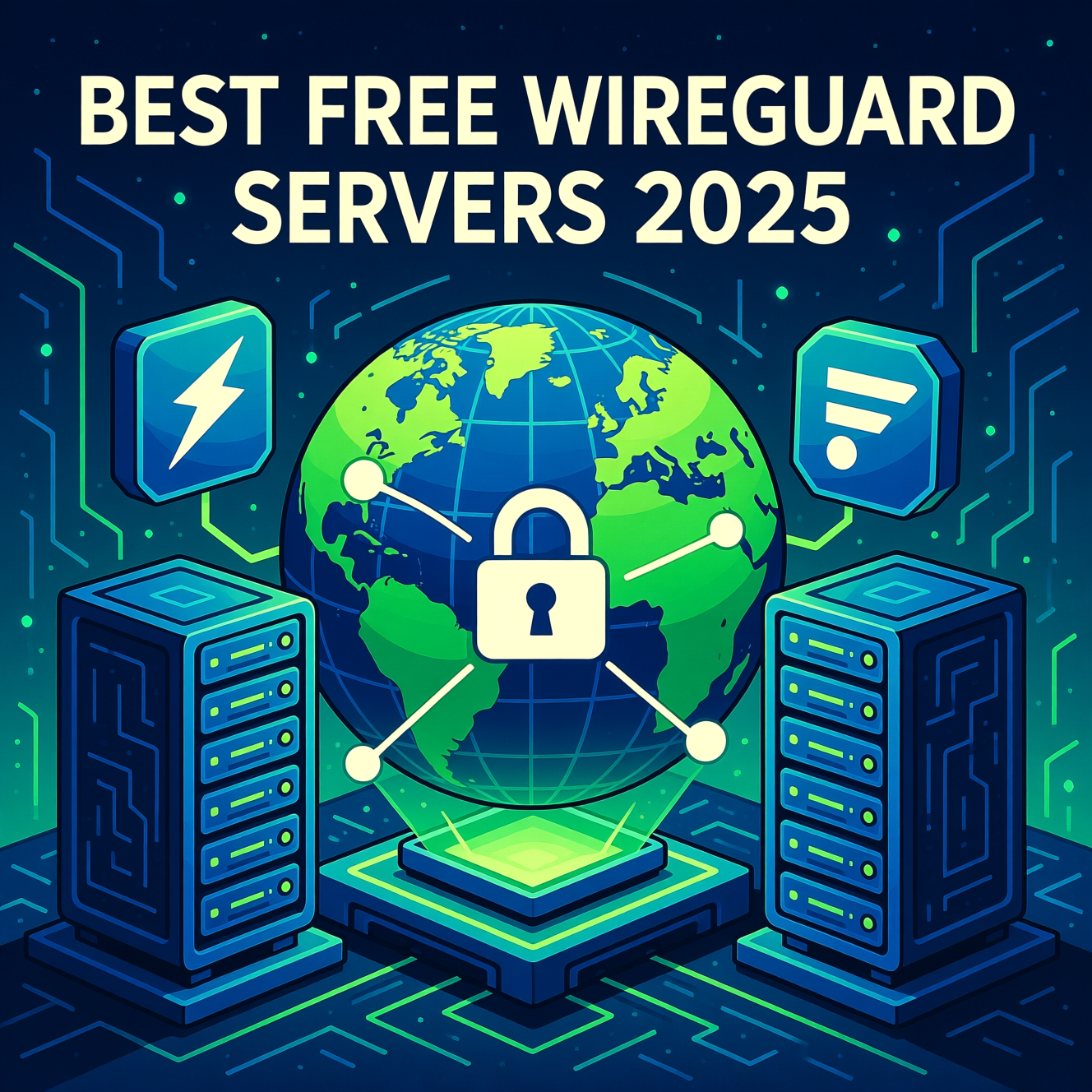 بهترین سرورهای رایگان وایرگارد (WireGuard) در سال ۲۰۲۵